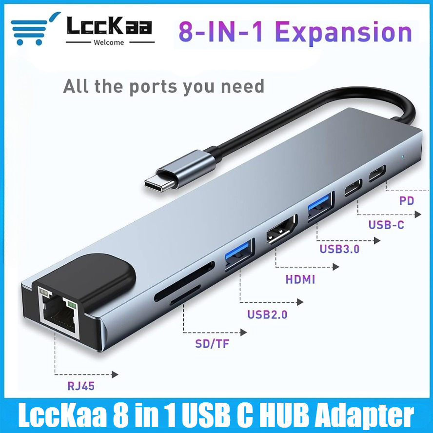 Home Assistant Sd - USB C Hub 8/7 in 1