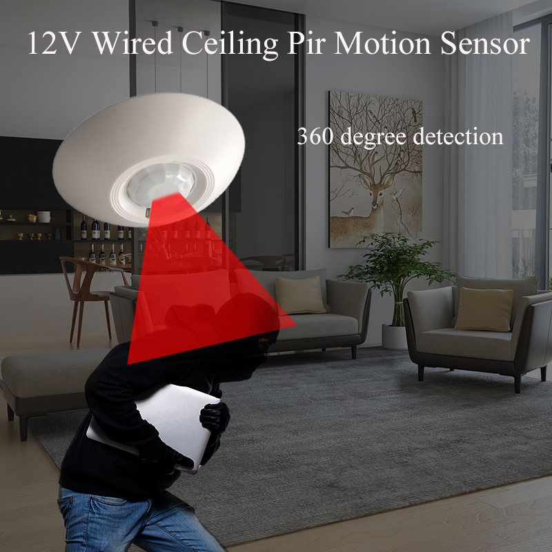 12V Wired PIR Motion Sensor Ce - Motion Sensor Pir Wired 评论和价格