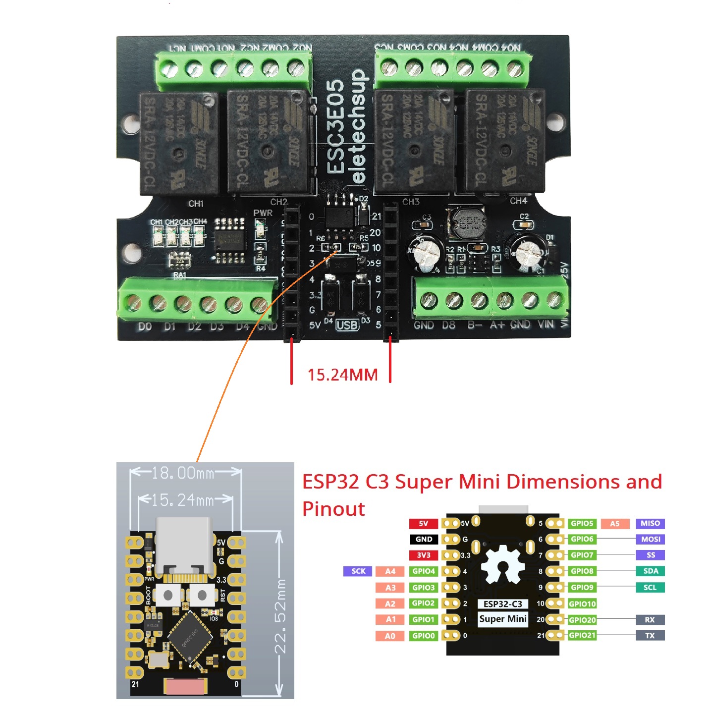 Ultimate ESP32 C3 Relay Module - Home Automation With Arduino 评论和价格