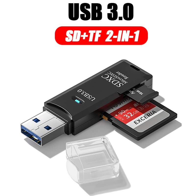 2 In 1 USB 3.0 Card Reader Por - Home Assistant Sd 评论和价格