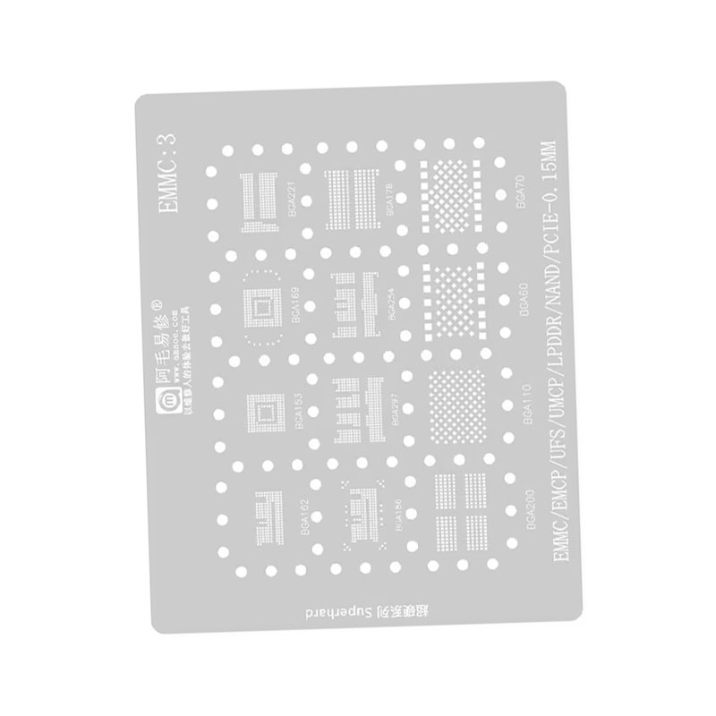 AMAOE EMMC3 BGA Reballing Sten - Tasmota Flash Tool 评论和价格