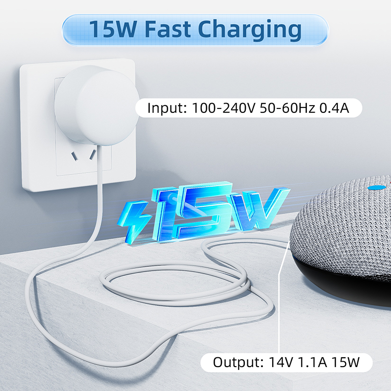 15W OEM Charger for Google Nes - Google Speaker Nest Mini 评论和价格