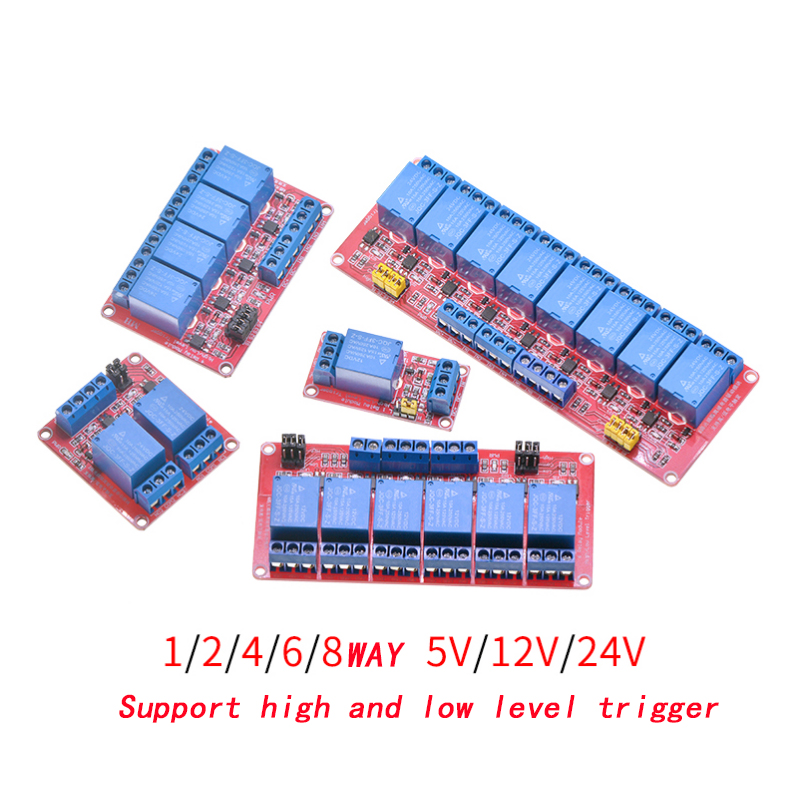 1 2 4 6 8 Channel 5V 12V 24V R - Relay 8 Channel Board 评论和价格
