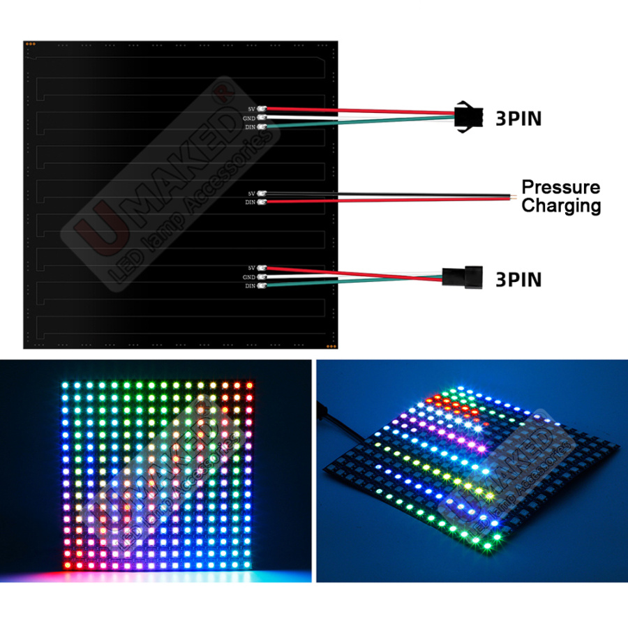 2pcs WS2812B Individually Addr - Rgb Led Matrix 8X8 评论和价格