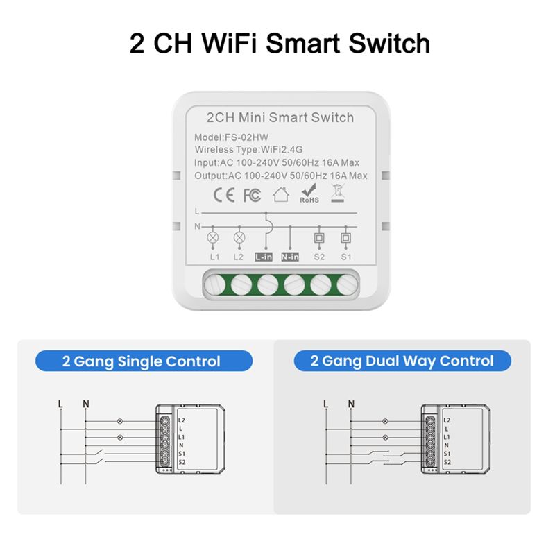 ABJI-Tuya Smart Wifi Switch Fo - Home Automation Diy Projects 评论和价格
