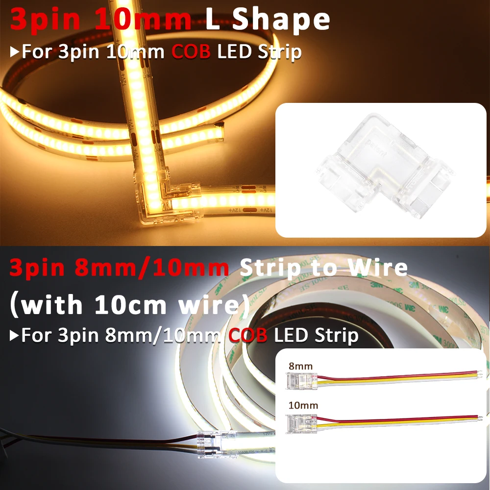 5PCS LED Strip Connector COB S - Rgb Led Matrix 8X8 评论和价格