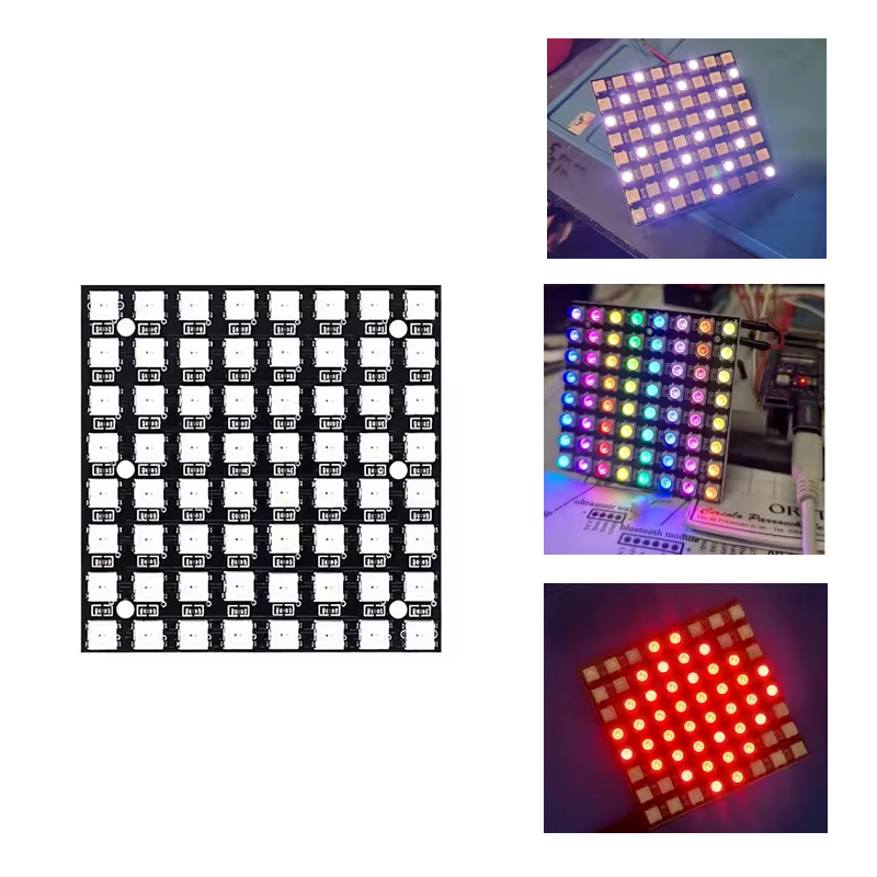 WS2812 LED 5050 RGB 8x8 64 Bit - Rgb Led Matrix 8X8 评论和价格