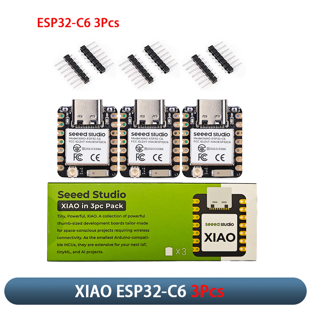 XIAO ESP32-C6 3Pcs Development - Home Automation With Arduino 评论和价格