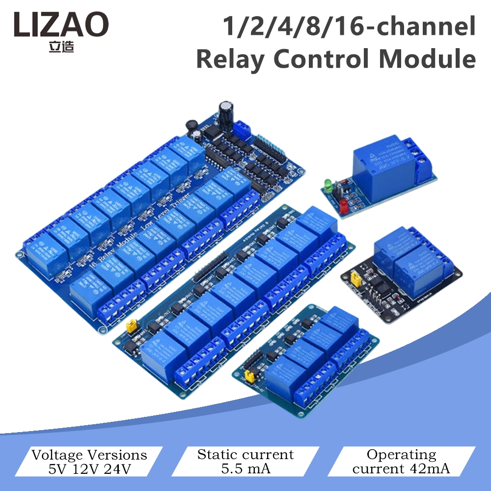 5V/12V/24V 1/2/4/8/16 Channel  - Home Automation Diy Projects 评论和价格