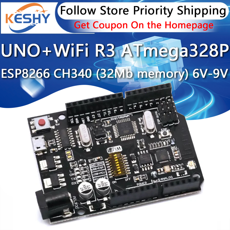 UNO+WiFi R3 ATmega328P+ESP8266 - Esp8266 Nodemcu Board 评论和价格