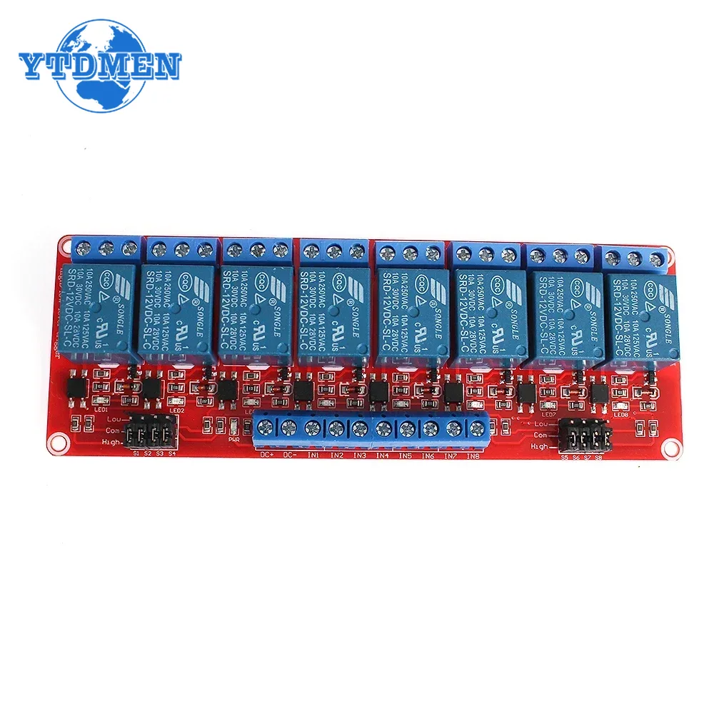 1PCS Relay Module 5V 12V 24V 1 - Relay 8 Channel Board 评论和价格