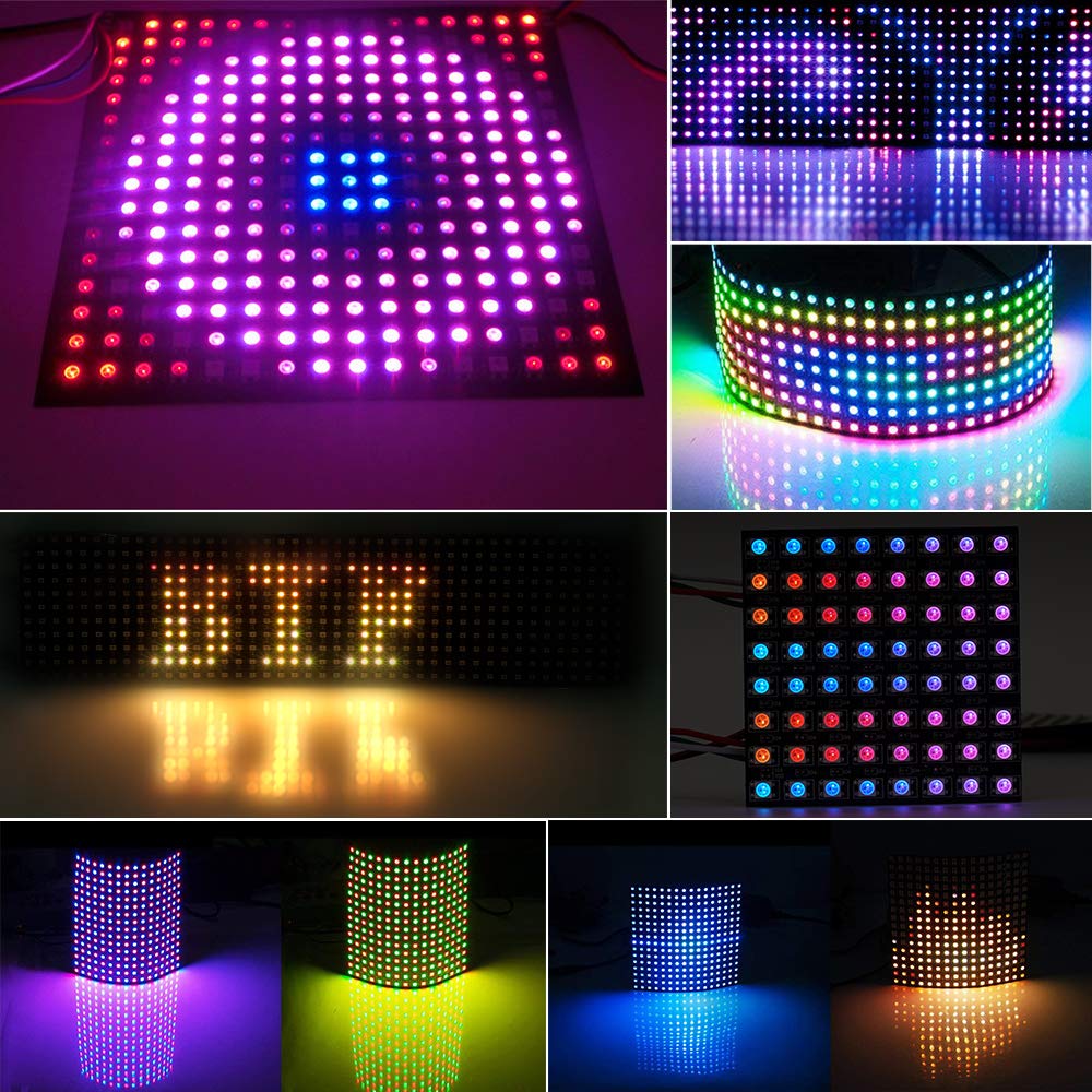 WS2812 LED 5050 RGB 8x8 64 Bit - Rgb Led Matrix 8X8 评论和价格