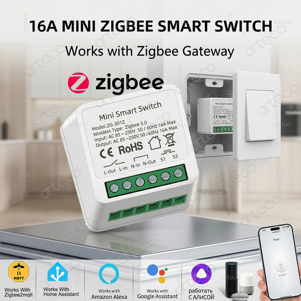 Mini Zigbee 3.0 Smart Switch 1 - Diy Home Automation Hub 评论和价格