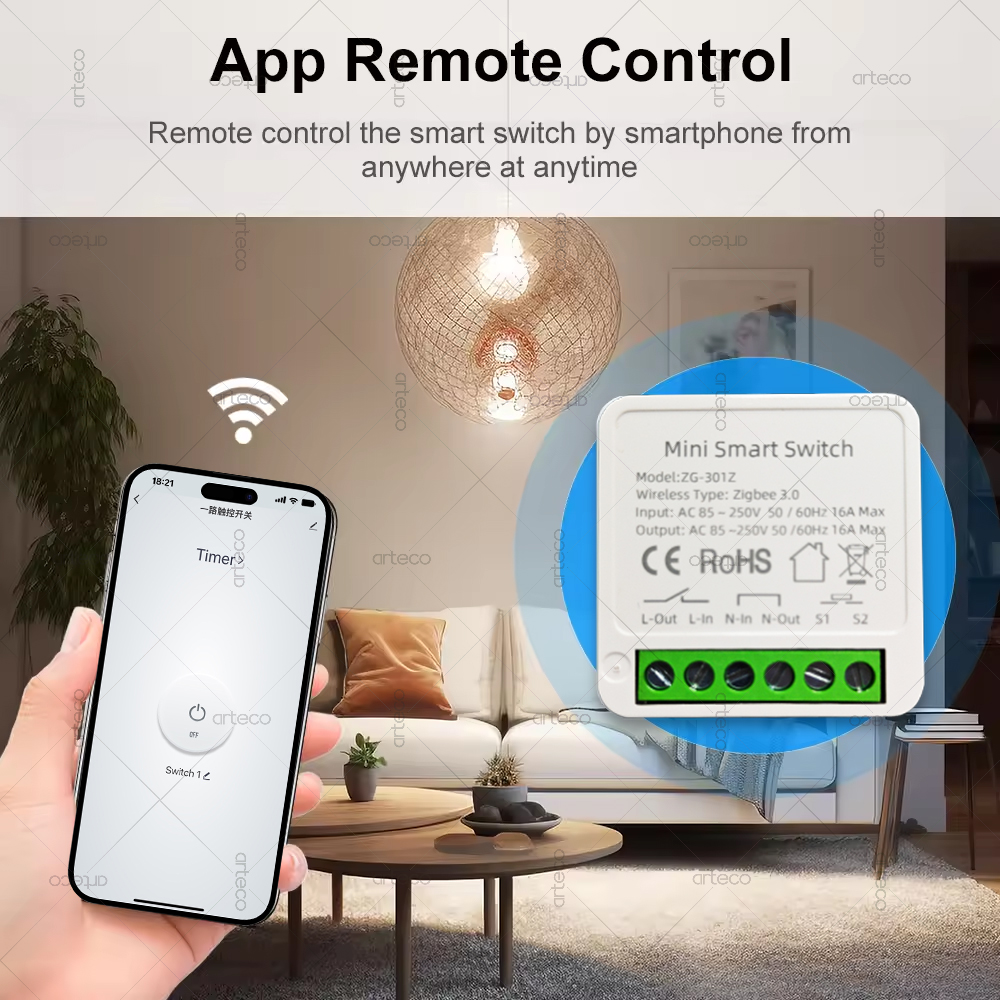 Mini Zigbee 3.0 Smart Switch 1 - Diy Home Automation Hub 评论和价格